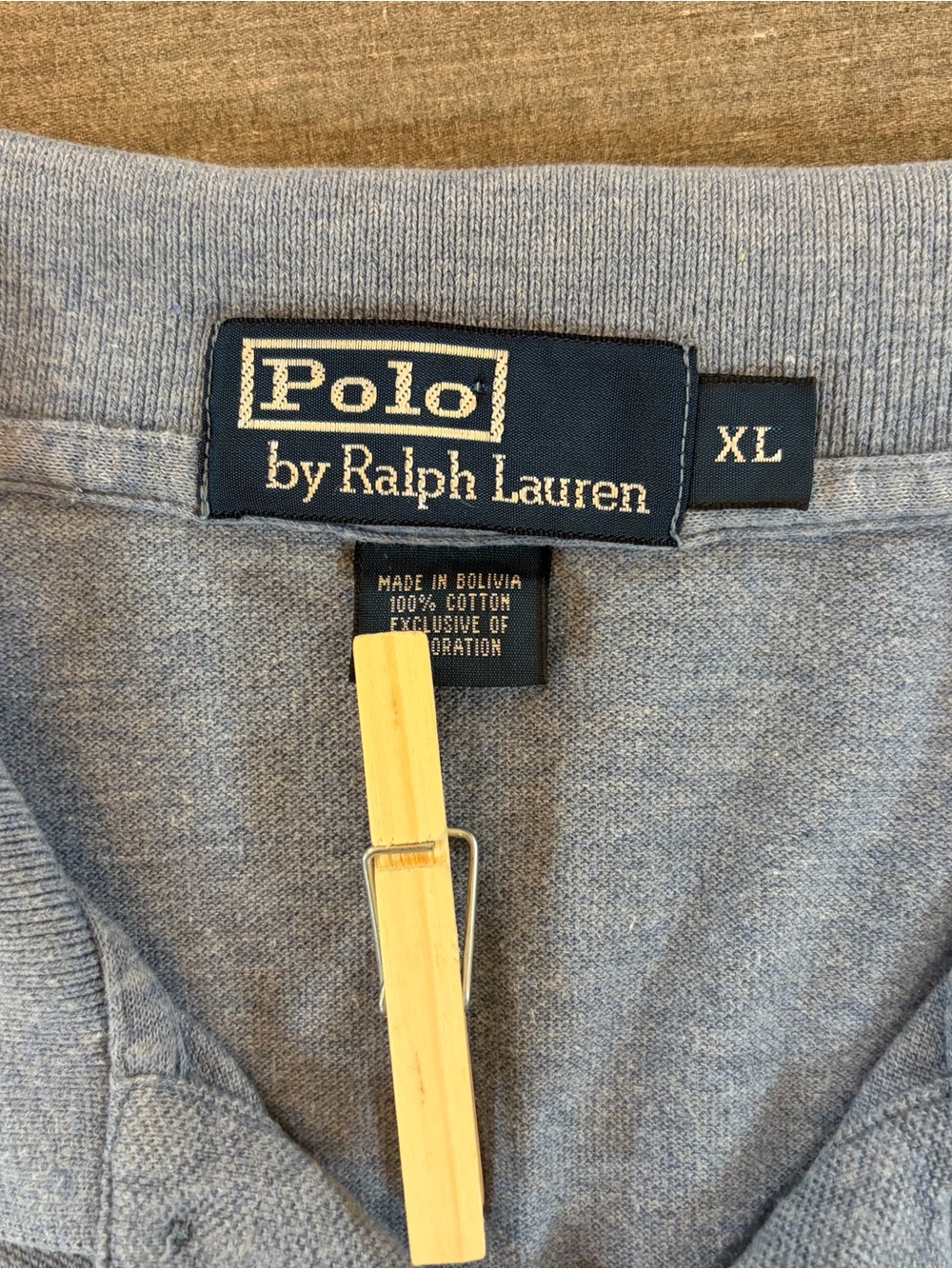 Polo By Ralph Lauren Light Blue Men’s XL Classic Fir Polo Short Sleeve Cotton - Picture 6 of 6